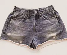 Rag & Bone Miramar terry cloth walking light wash sweatpant shorts Small