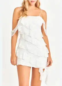 Love Shack Fancy Dress white
