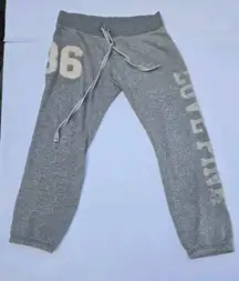 PINK Victoria's Secret Gray Jogger Sweatpants Women Small
