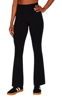 Fabletics - NWT Sleek Seamless High-Waisted Flare Pant Black Sz L Short