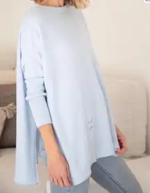 Mersea The Catalina Travel Sweater Light Blue One Size