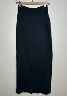 DISSH Roberts Linen Midi Skirt black US 4