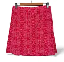 RipSkirt Red Wrap Mini Skirt Womens S Beach Coverup Vacation Summer