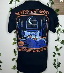 Sleep Is My God Bed Is My Church Graphic Tee