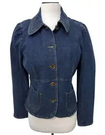 LOFT Dark Blue Jean Jacket