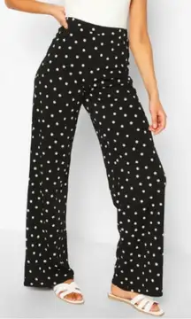 wide leg Dotted Pants size L