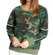 SANCTUARY Backtrack Camo Sweatshirt‎