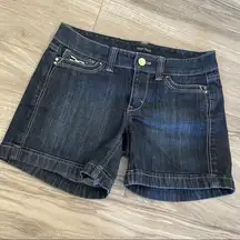 White House Black Market blue jean short size 00