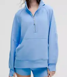 Scuba Oversized Full-Zip Funnel Neck Half Zip