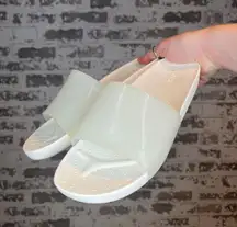 Crocs | women white slides rubber