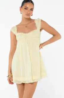 Princess Polly Carlita Mini Dress Yellow