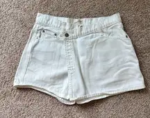 Target Universal Thread White Jean Skorts Size 6 