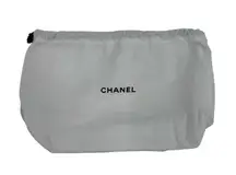 CHANEL Dust Bag 5"x7"x12" Pouch Designer Luxury Travel Organization Storage B&W