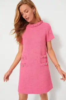 Tuckernuck Jackie Tweed Mini Dress in Pink Small NWT