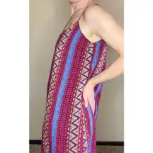 Pink & Purple Tribal Tunic Tank Hippie Dress