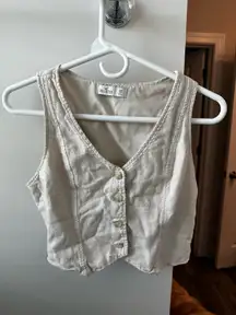 Hollister Vest Cropped