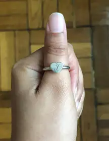 Retired J Heart Ring