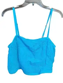 Torrid  Gauze Crop  halter top Sz 0 (L-XL) NWT