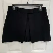 Theory  Black Dressy Split Front Skort Women’s Size 6