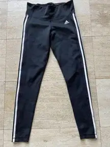 Adidas Women's Size M Leggings‎ Skinny Pants Climalite Black Polyester