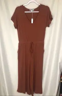 Flowy capris jumpsuit