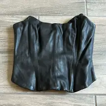Nbd faux leather corset