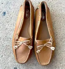 Clarks Ladies  Deck Style Shoes 'Dunbar Groove' sz.8