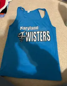 Blue Maryland Twisters Tank Top