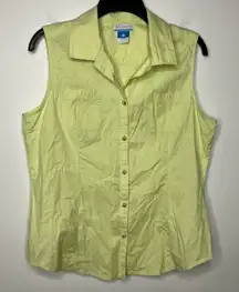 Columbia button down tank top‎ size large