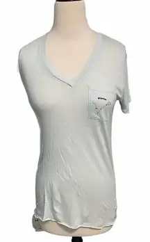 Michelle By‎ Comune Zodiac Pisces Astrology Horoscope T-Shirt Mint Green Small