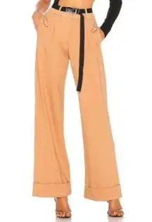 I.AM.GIA Mira Wide Leg Pant in Tan with Belt S