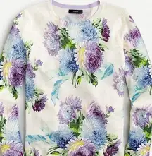 J. Crew Women's Margot Merino Wool Sweater in Vintage Floral