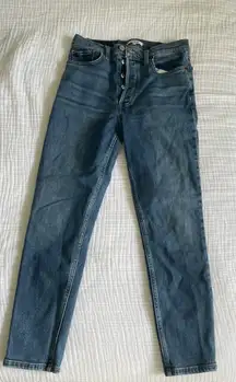 Re / Done Straight Skinny Jeans