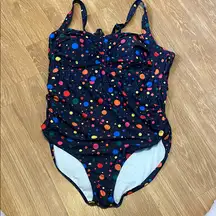 BloomChic Colorful Polka Dot One Piece Swimsuit size 18-20