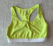 Free People Movement Neon Yellow Sports Bra