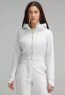 Scuba Full-Zip Cropped Hoodie XS/S