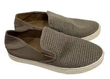 Oluki Pehuea Brown Perforated Breathable Easy On & Off  Slip On Shoe Size 8