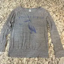 Roxy Charcoal Heather Long Sleeve Shirt