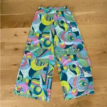 Show Me Your Mumu - Irwin Pants in Go Go Luxe Satin Multicolor