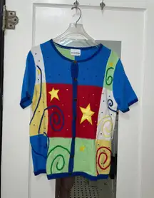 80s Button Up Sweater