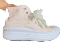 Converse Chuck Taylor Move Platform‎ Canvas Pink Sneakers Women Size 6 A03629C