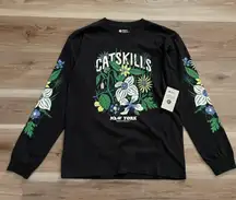 Catskills Flower Patch Long Sleeve Tee L