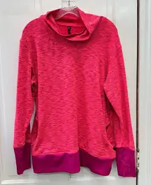 RBX fleece line cowl neck sweatshirt with‎ pockets and thumb holes women's xl