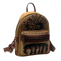Loungefly Disney Hero Hercules Muses Mini Backpack Brown Tan Zero To Hero Bag