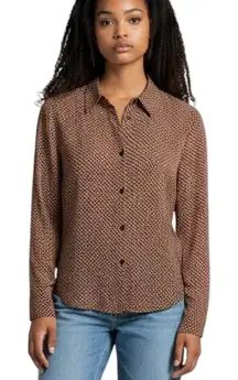 Apt. 9 Geometric Button Down Top