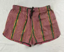 Scotch &‎ Soda Le Jardin D'Apus Striped Shorts Elastic Waist Small
