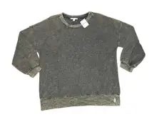 NWT Free People Movement W Sweatshirt Sz XS / Mottled Olive Green Pullover