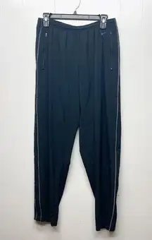 Nike Dri Fit Activewear Women's Black Track Pants Size Medium Breathable