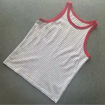 EVERLANE Organic Cotton Racerback Tank Top Small