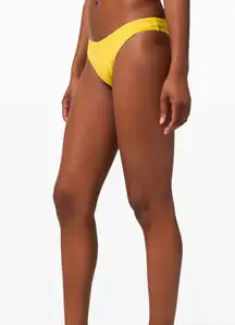 Lululemon Drifting Tides Skimpy Bottom Yellow Size XL
